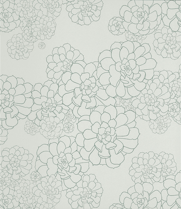 Обои Paint and Paper Library Tresco Aeonium Blue Gum 0393AEBLUEG